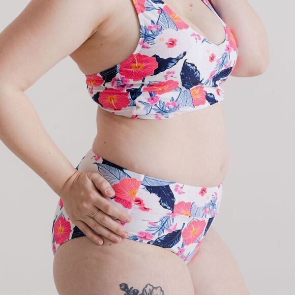 Crossback Athletic Bikini Swimsuit Top Sports Bralette - Picture 8 of 13